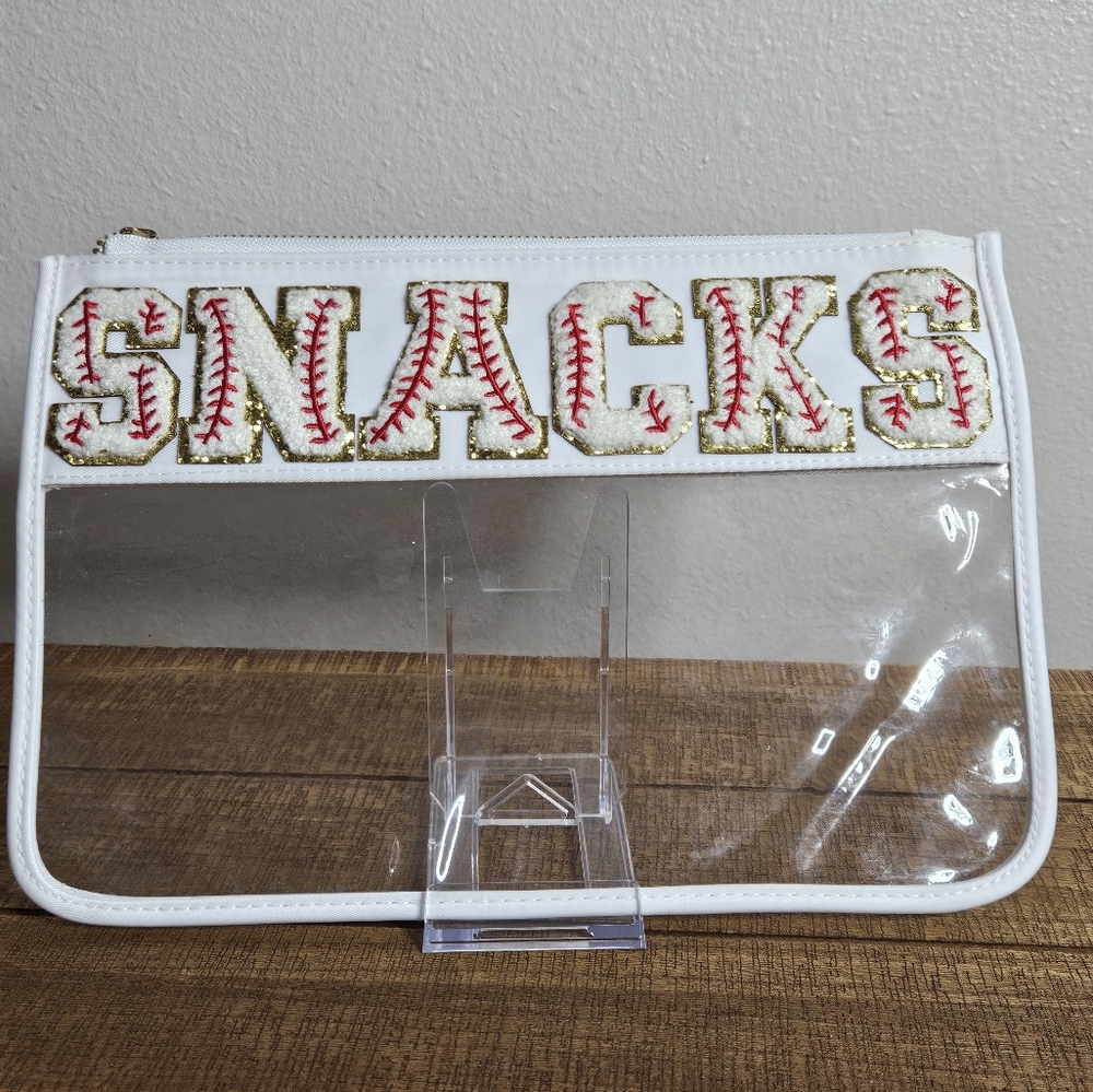 NWOT Baseball Snacks Pouch